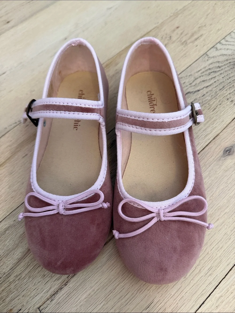 Children's Place Mauve-Pink Mary Jane Dress Shoes with Bow